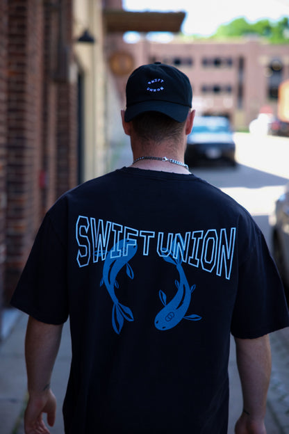 Vintage Wash Koi Tee