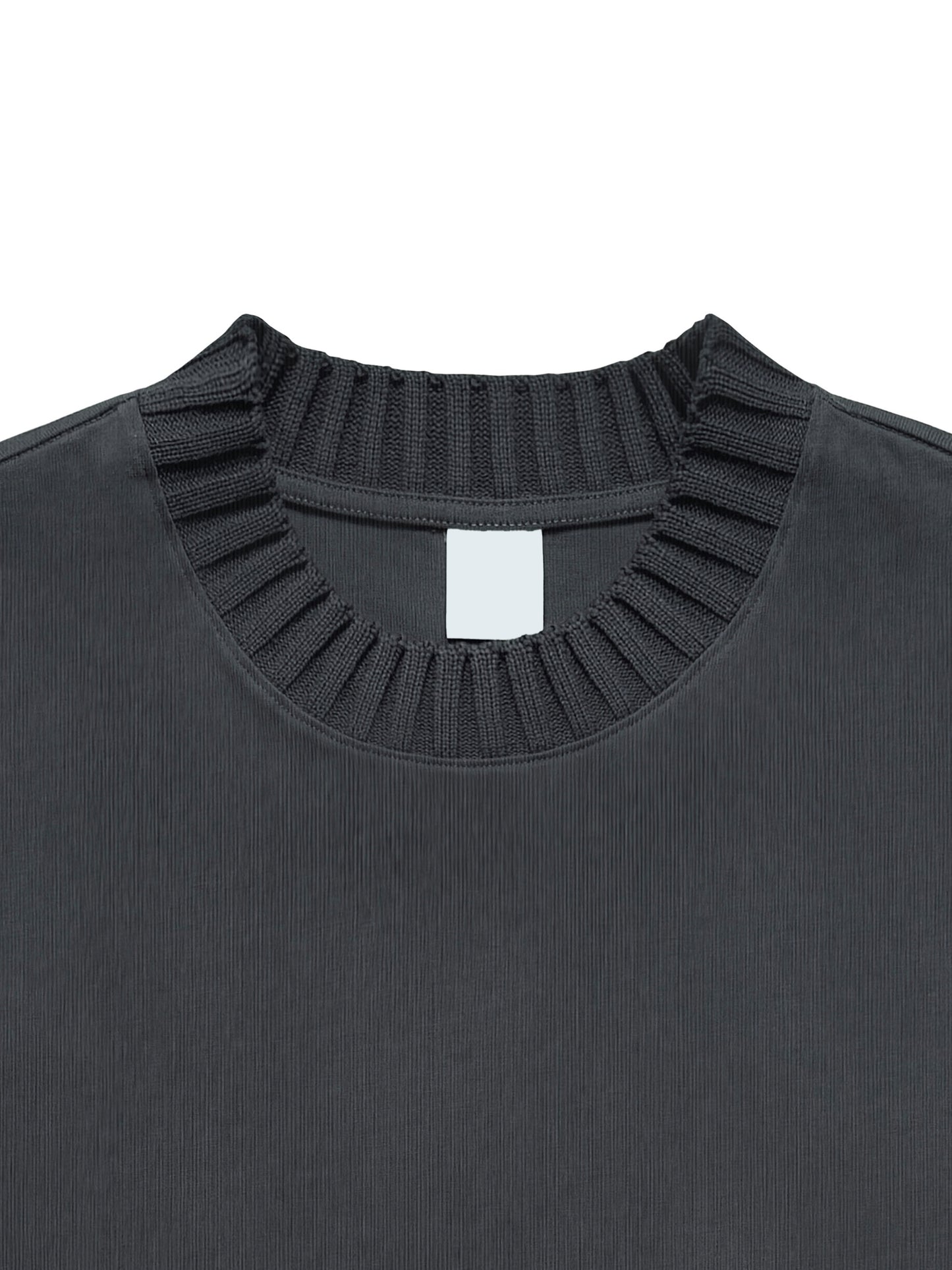 Men's Fall Edition Knitted Neck Tee