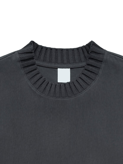 Men's Fall Edition Knitted Neck Tee