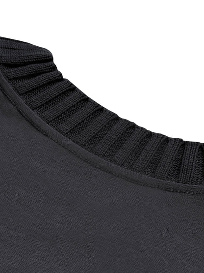 Men's Fall Edition Knitted Neck Tee