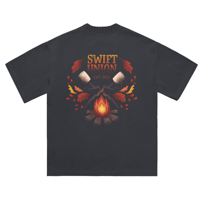 Men's Fall Edition Knitted Neck Tee