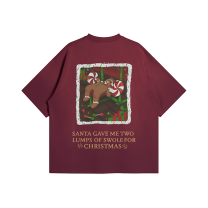 *Limited Edition* Swole Gingerbread Tee - Burgundy