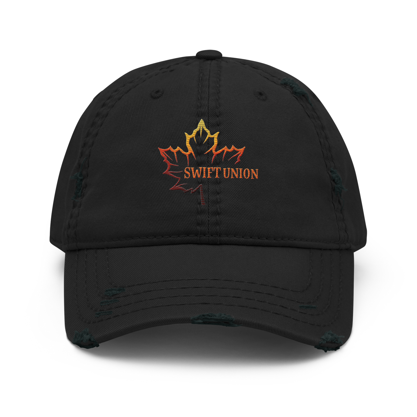 Fall Edition Embroidered Distressed Hat