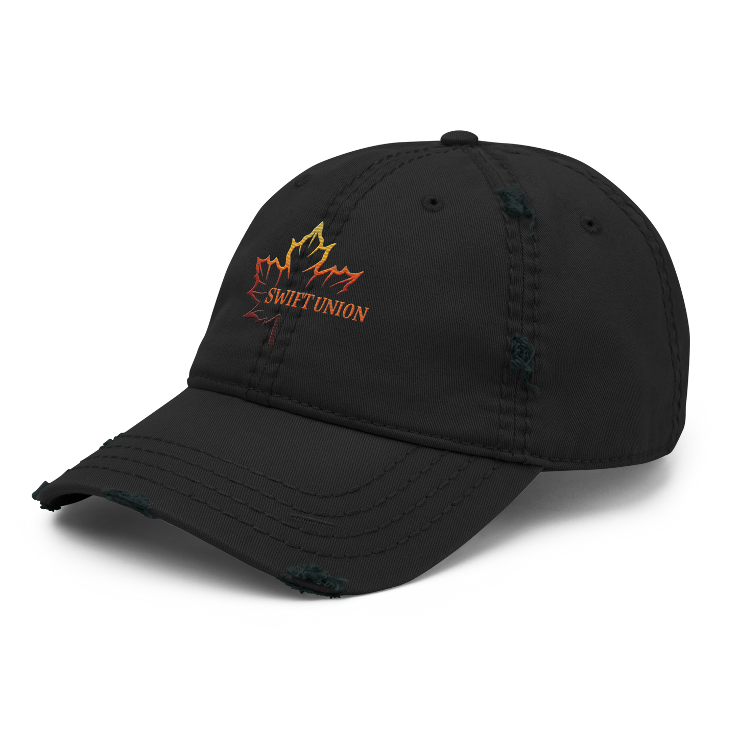 Fall Edition Embroidered Distressed Hat