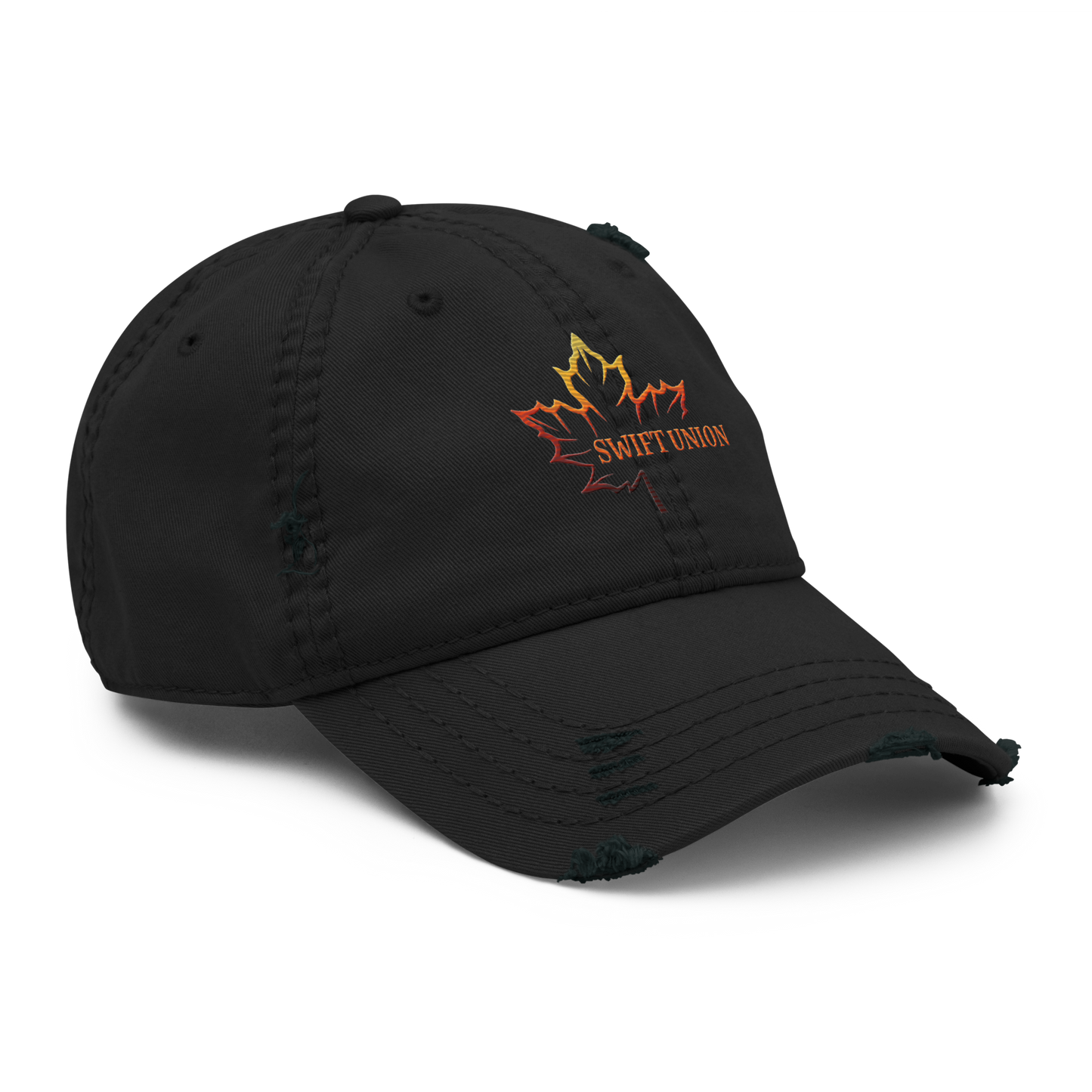 Fall Edition Embroidered Distressed Hat